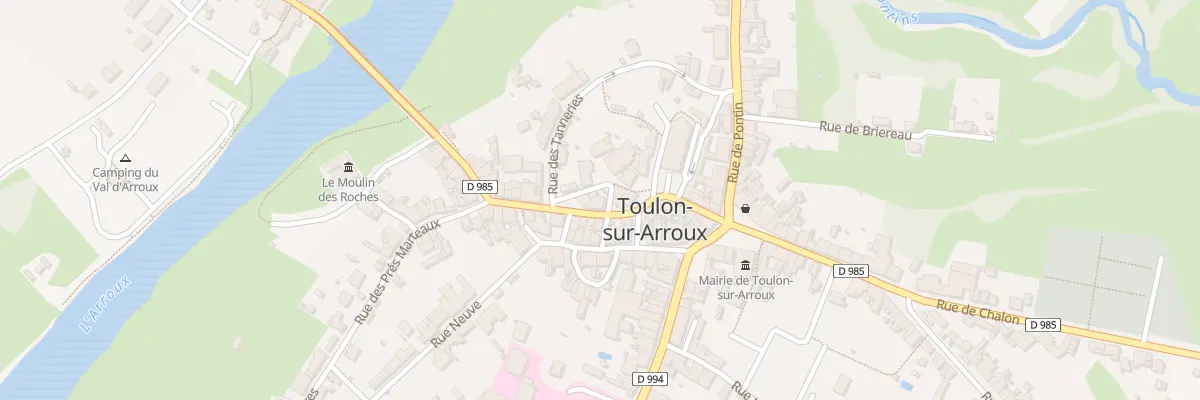 Plan du 6 Rue du Pont à Toulon-sur-Arroux
