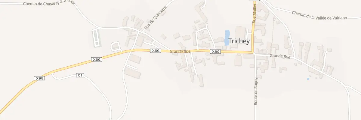 Plan du 4 Gr Grande Rue à Trichey