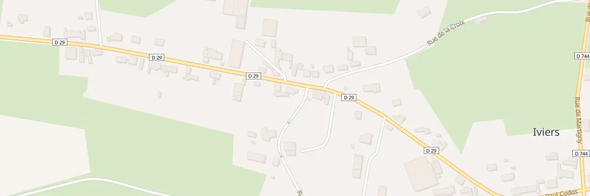 Plan du 2 Rue d’Aurieux à Iviers