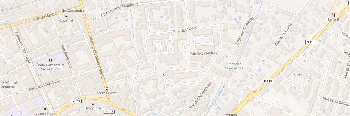 Plan du 112 Rue des Pivoines à Montpellier