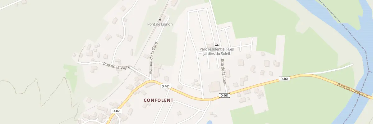 Plan du 9010 Rue de la Loire à Beauzac