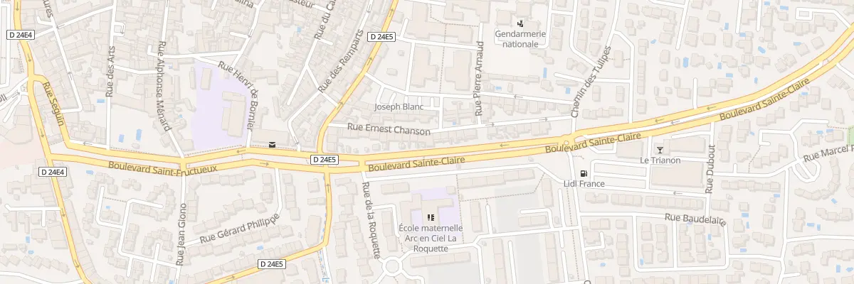 Plan du 115 Rue Ernest Chanson à Lunel
