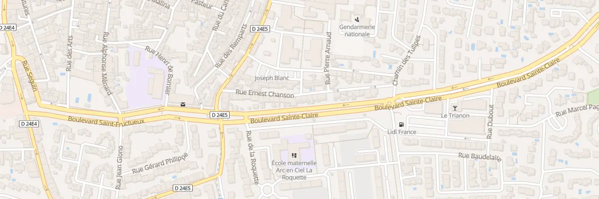 Plan du 133 Rue Ernest Chanson à Lunel