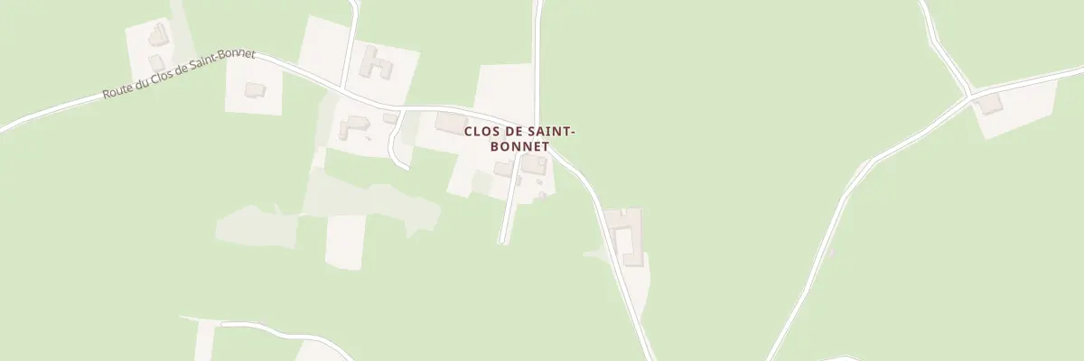 Plan du 425 Rte du Clos St Bonnet à Saint-Bonnet-de-Cray