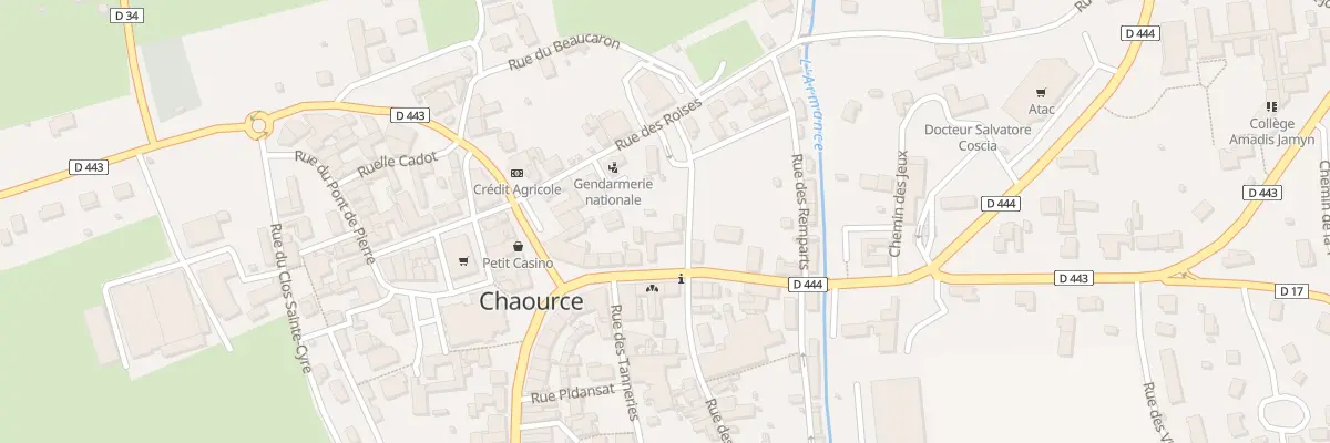 Plan du 15 Rue des Fontaines à Chaource