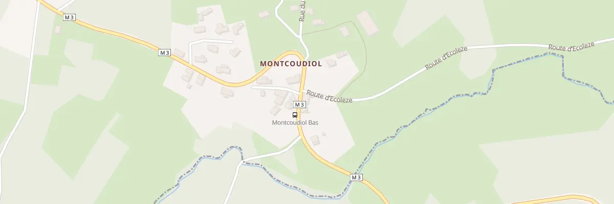 Plan du 166 Rte de Montcoudiol à Aboën