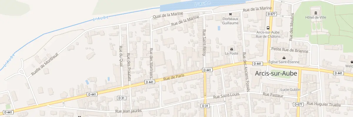 Plan du 40 Rue de Paris à Arcis-sur-Aube