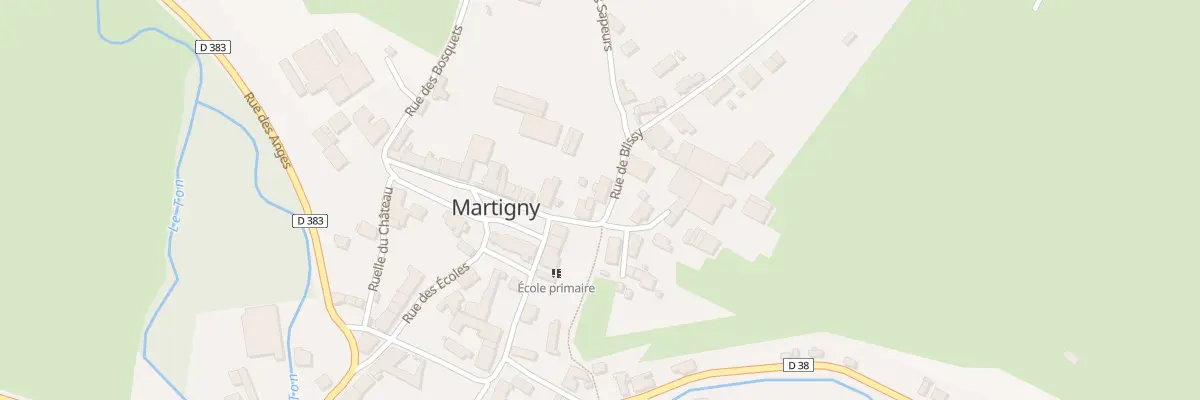 Plan du 1 Rue de Blissy à Martigny