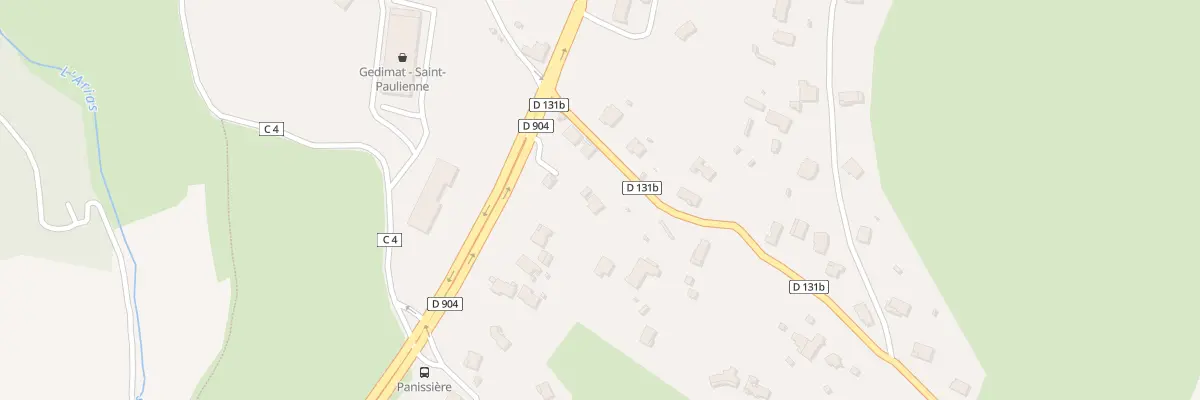 Plan du 40 Che du Plateau à Rousson