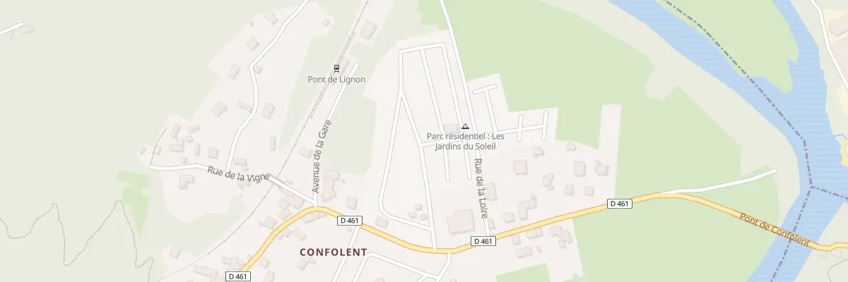 Plan du 9065 Rue de la Loire à Beauzac