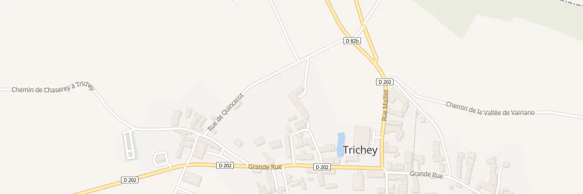Plan du 4 Rue de Quincerot à Trichey
