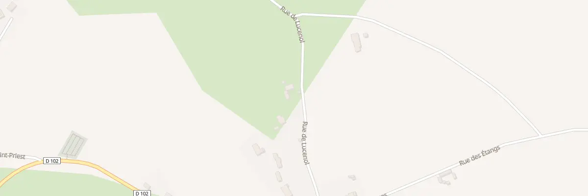 Plan du 383 Rue de Lucenol à Boisset-Saint-Priest