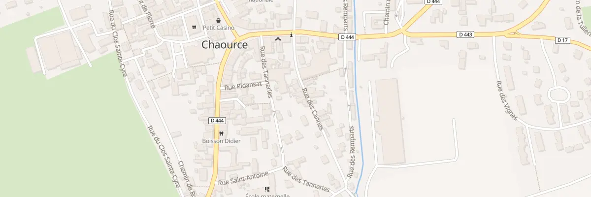 Plan du 14 Rue des Cannes à Chaource