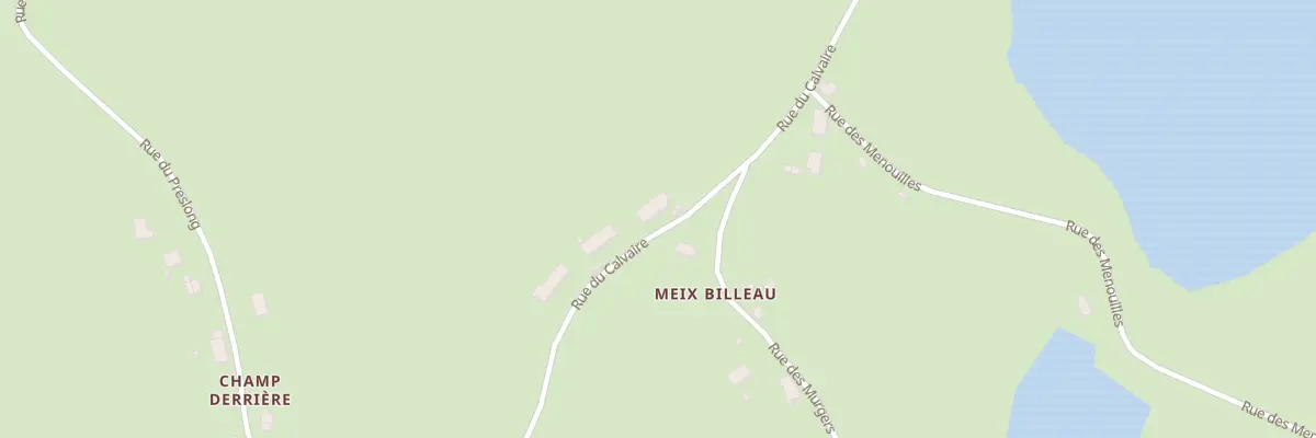 Plan du 20 Rue du Calvaire à Champeau-en-Morvan