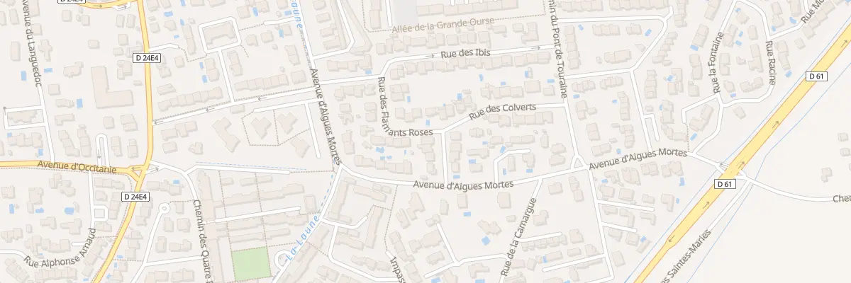 Plan du 211A Rue des Flamants Roses à Lunel
