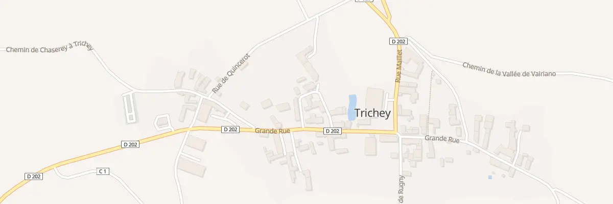 Plan du 3 Rue de Derriere l’Eglise à Trichey