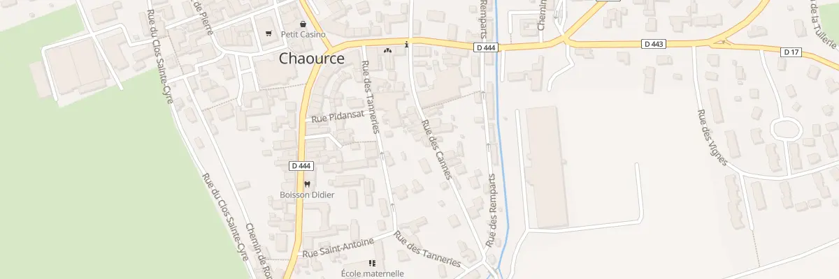 Plan du 16 Rue des Cannes à Chaource