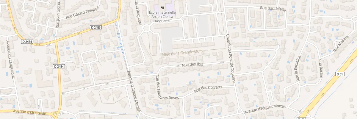 Plan du 70 Rue des Ibis à Lunel