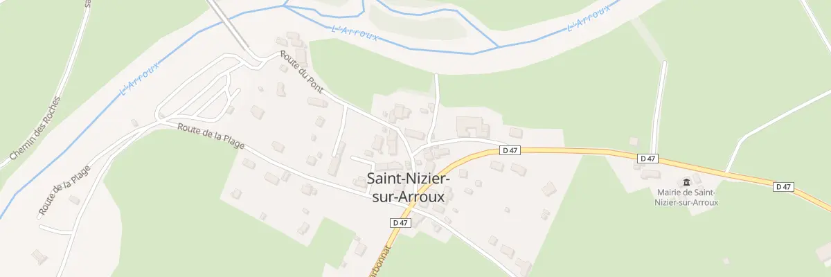 Plan du 5043 A Saint Nizier à Saint-Nizier-sur-Arroux