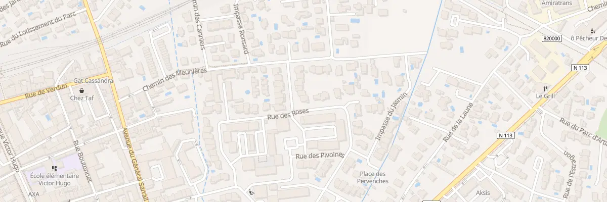 Plan du 256 Rue des Roses à Lunel