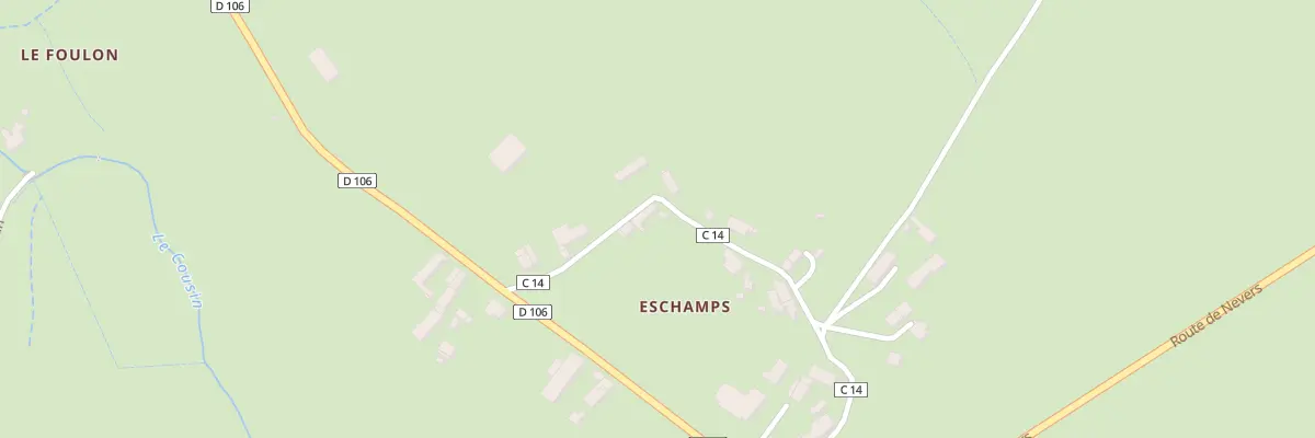 Plan du 5171 Eschamps à Champeau-en-Morvan