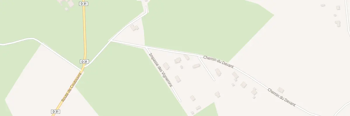 Plan du 280 Che du Devant à Perreux