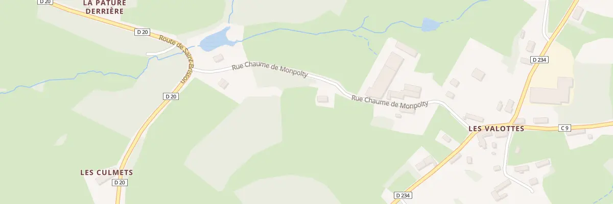 Plan du 3 Rue Chaume de Monpolty à Alligny-en-Morvan