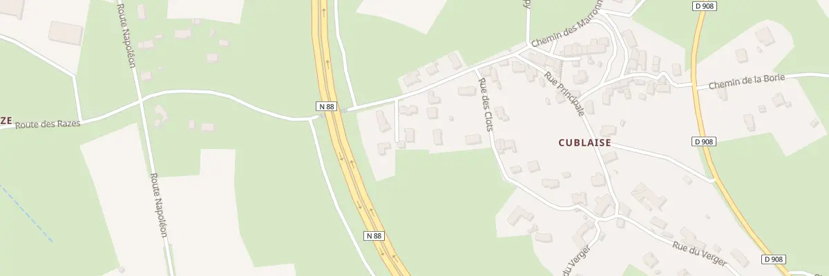 Plan du 310 Rue des Pêchers à Saint-Maurice-de-Lignon