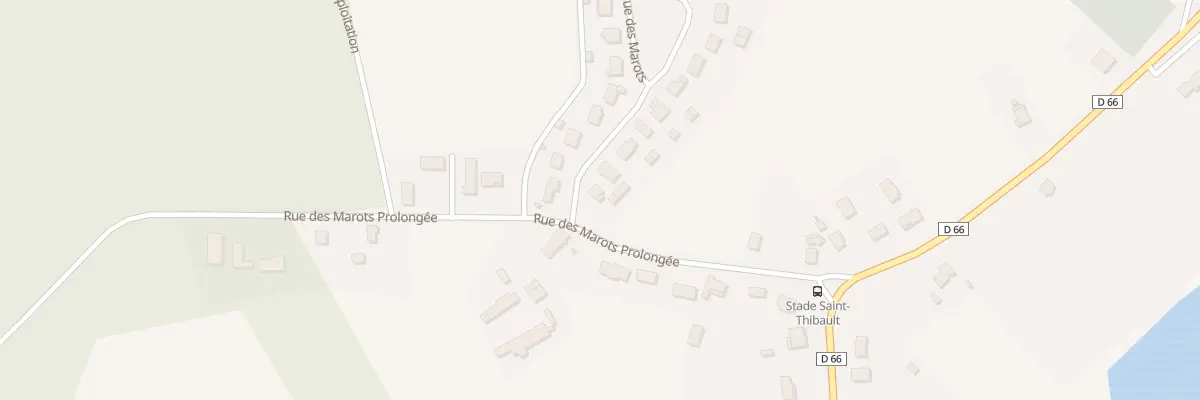 Plan du 6 Rue des Marots à Saint-Thibault