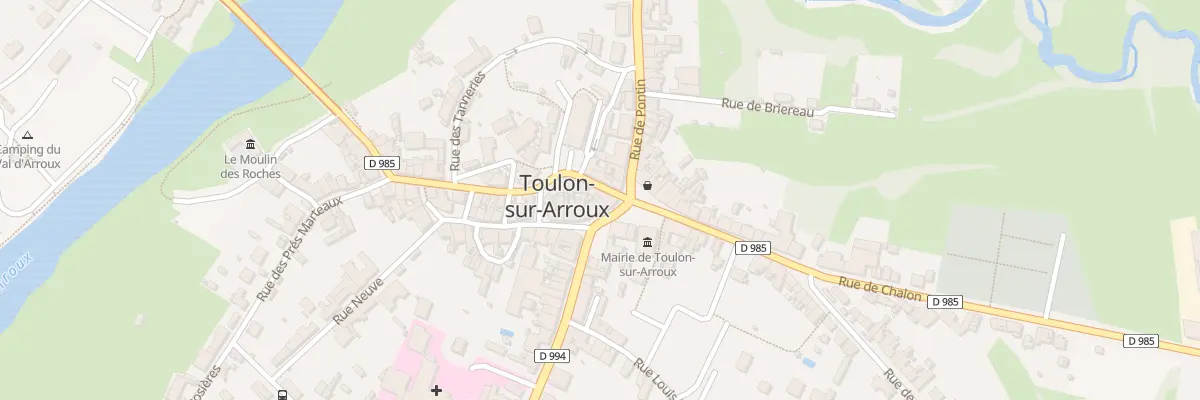 Plan du 14 Pl Mal de Lattre de Tassigny à Toulon-sur-Arroux