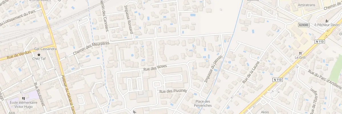 Plan du 276 Rue des Roses à Lunel
