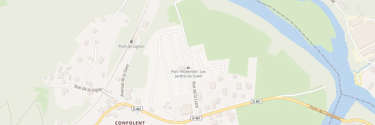 Plan du 9077 Rue de la Loire à Beauzac