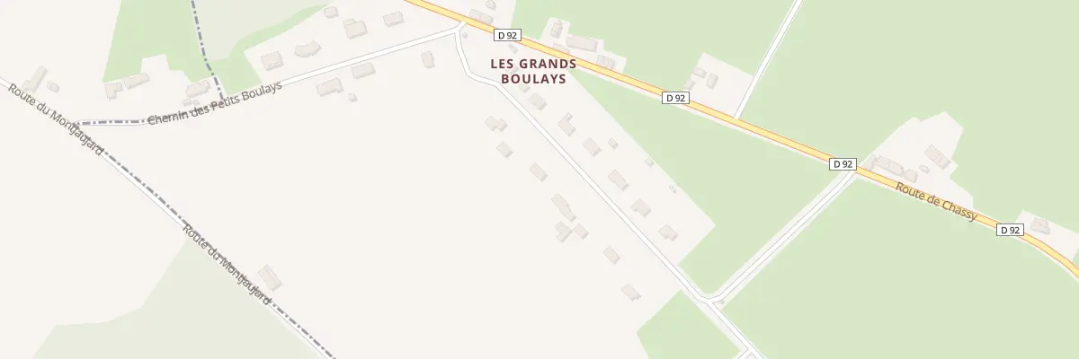 Plan du 5175 Les Grands Boulays à Oudry