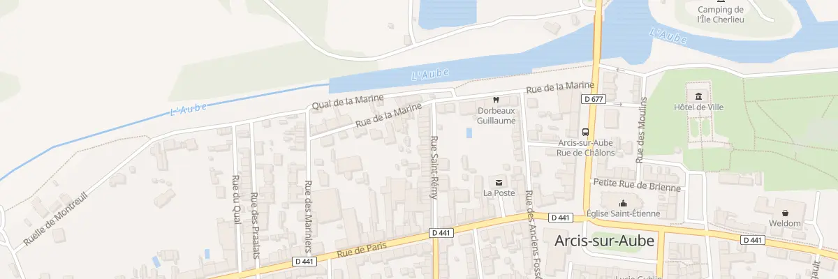 Plan du 12 Rue Saint Rémy à Arcis-sur-Aube