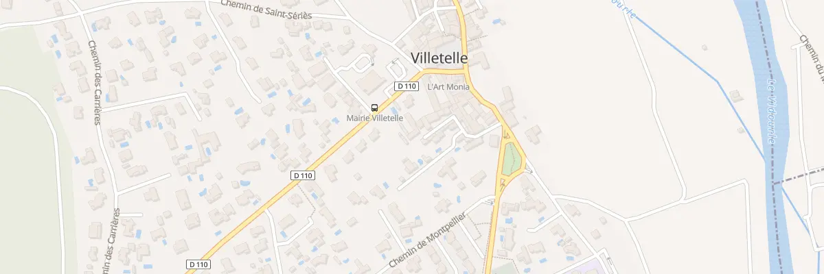 Plan du 22 Imp du Cantonat à Villetelle
