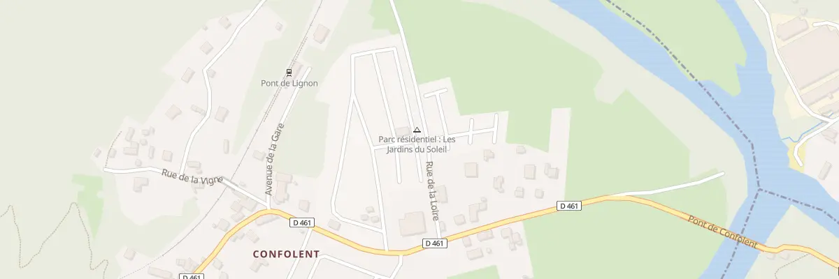 Plan du 9069 Rue de la Loire à Beauzac