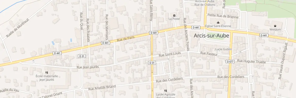 Plan du 52 Rue Saint Rémy à Arcis-sur-Aube