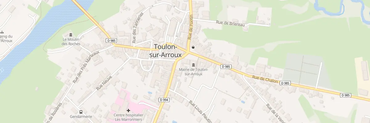 Plan du 9 Pl Mal de Lattre de Tassigny à Toulon-sur-Arroux