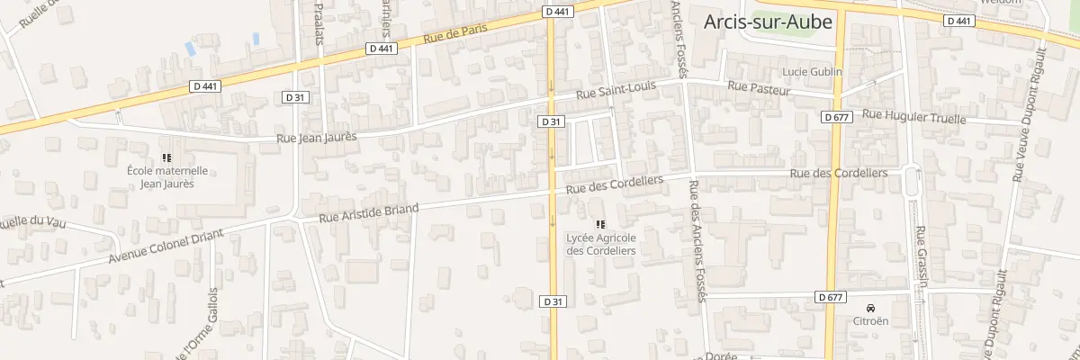 Plan du 78 Rue Saint Rémy à Arcis-sur-Aube