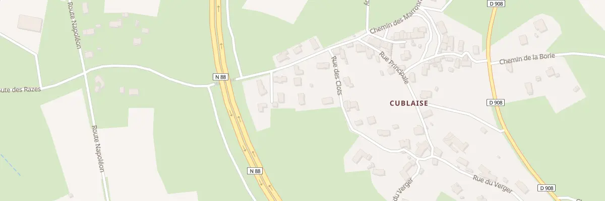 Plan du 380C Rue des Pêchers à Saint-Maurice-de-Lignon