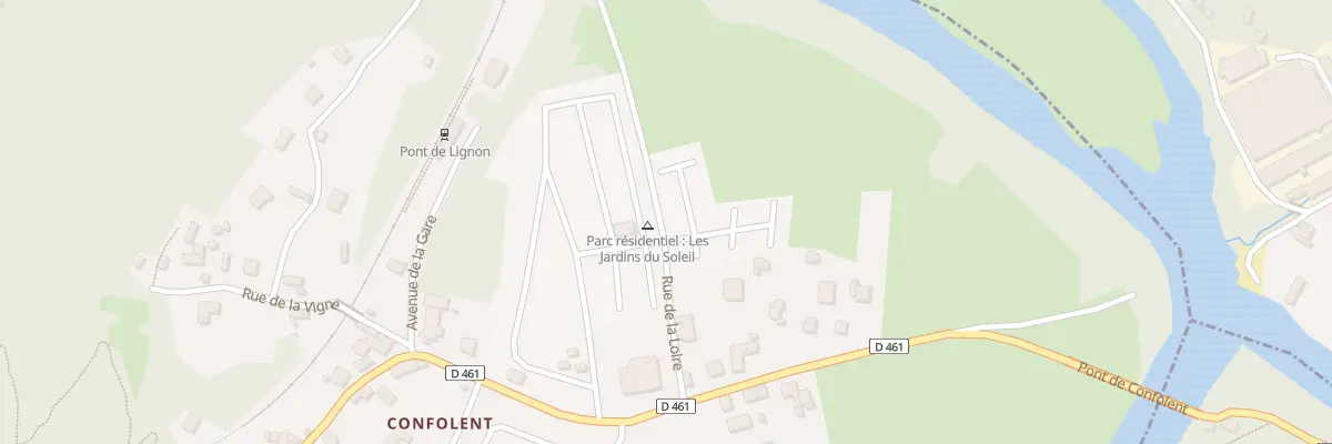 Plan du 9043 Rue de la Loire à Beauzac
