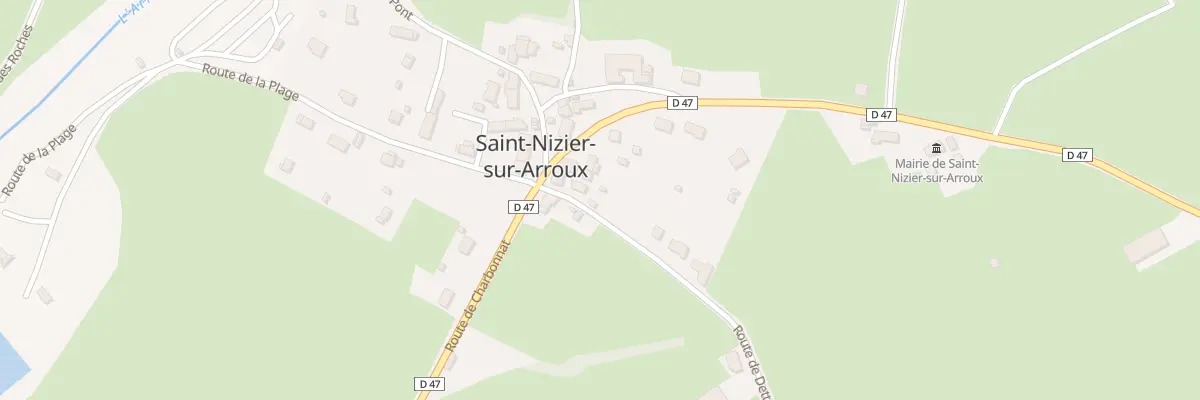 Plan du 1165 Rte de Charbonnat à Saint-Nizier-sur-Arroux