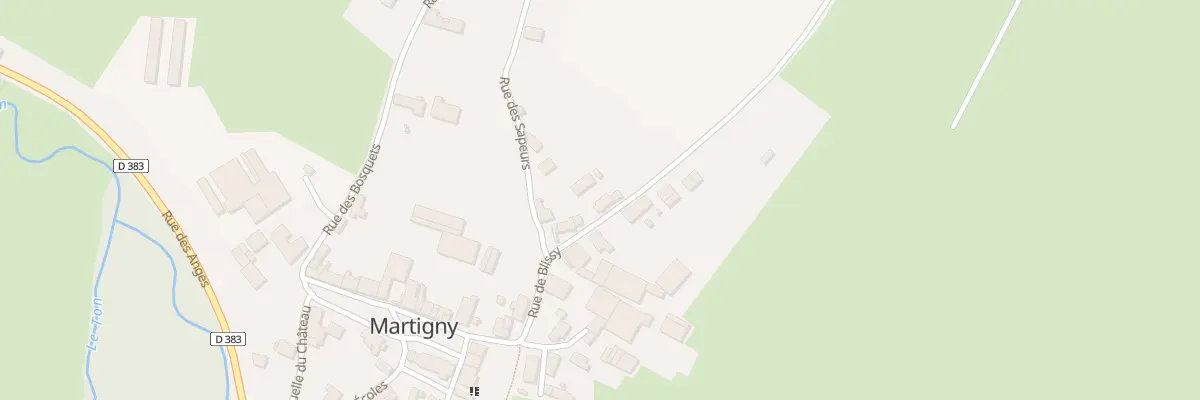 Plan du 7 Rue de Blissy à Martigny