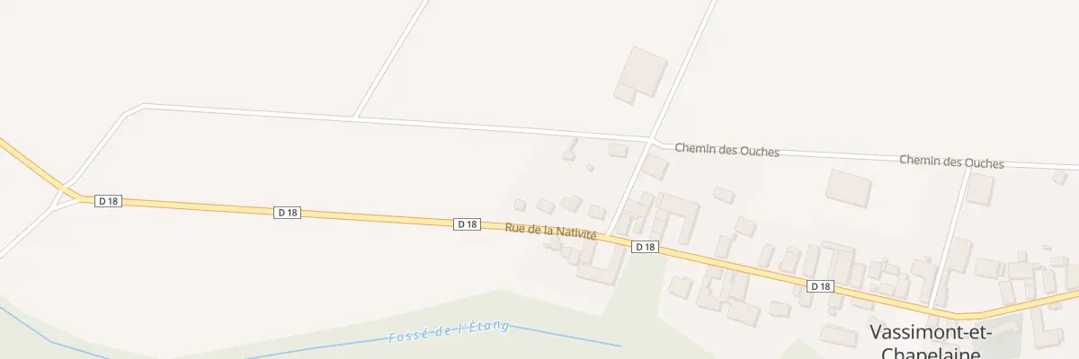 Plan du 37 Rue de la Nativité à Vassimont-et-Chapelaine