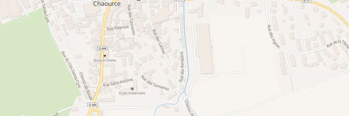 Plan du 9000 Rue des Remparts à Chaource