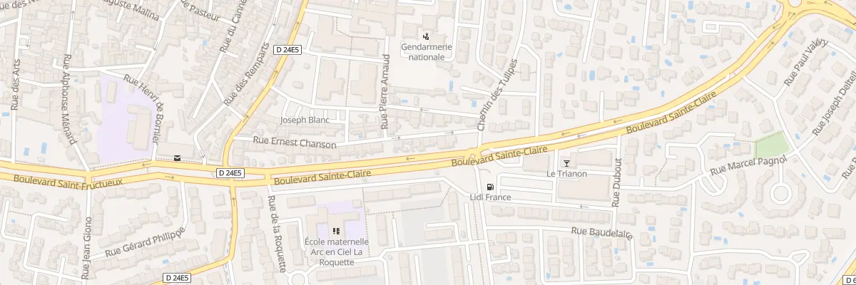 Plan du 235 Rue Ernest Chanson à Lunel