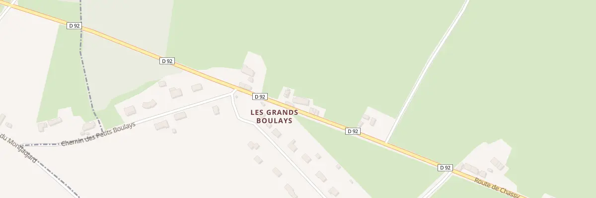 Plan du 5118 Les Boulays à Oudry