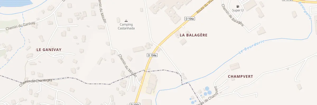 Plan du 5202 Balagere à Chambonas