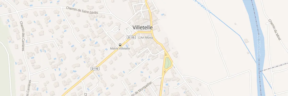 Plan du 14 Imp du Cantonat à Villetelle
