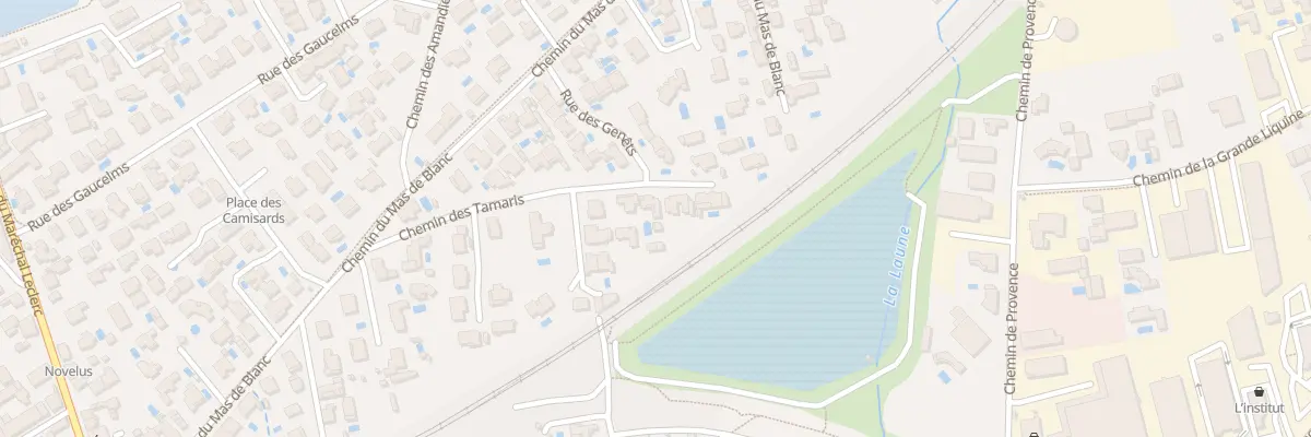 Plan du 231 Che des Tamaris à Lunel